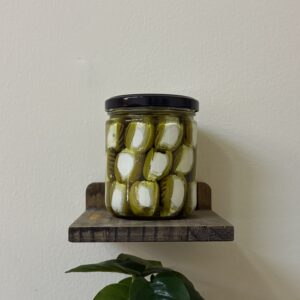 الرئيسية زيتون مشوي بلبنة